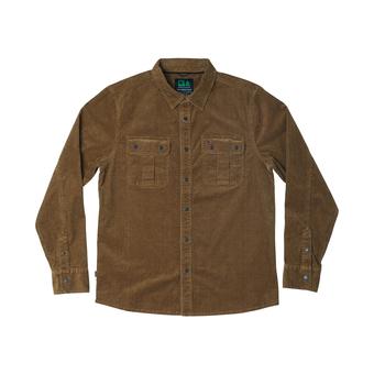 【BROWN】Washed corduroy shirt Vintage Washed Corduroy Shirt - Coldwater Creek